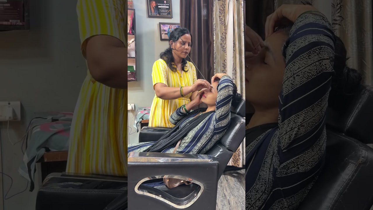 Threading 😊.   #supriya  # makeover #like #comment #my channel, subscribe #viral video