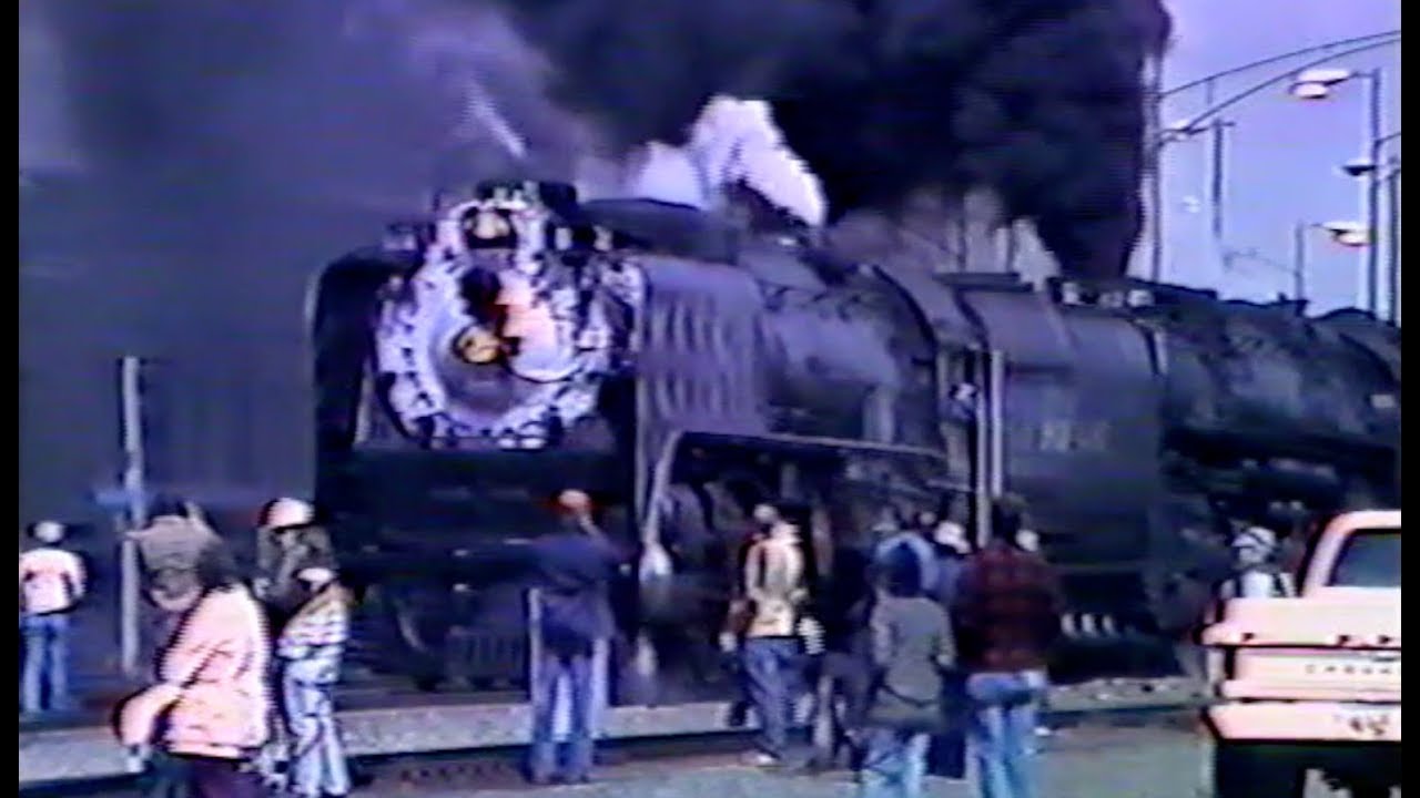 Union Pacific #8444 (844) and #3985 Steam Doubleheader to Railfair 1981