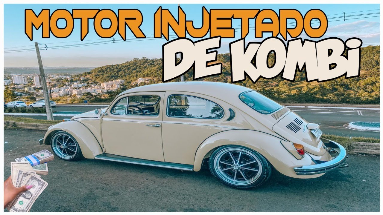 FUSCA COM MOTOR DE KOMBI INJETADO - SUSPENSÃO MEXICANA!