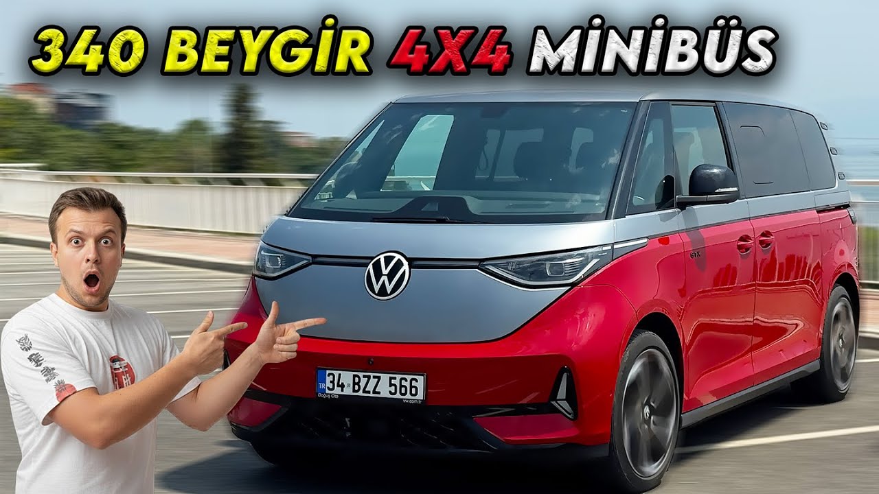 VW ID. Buzz GTX – Elektrikli Minibüs Böyle mi Gider?!