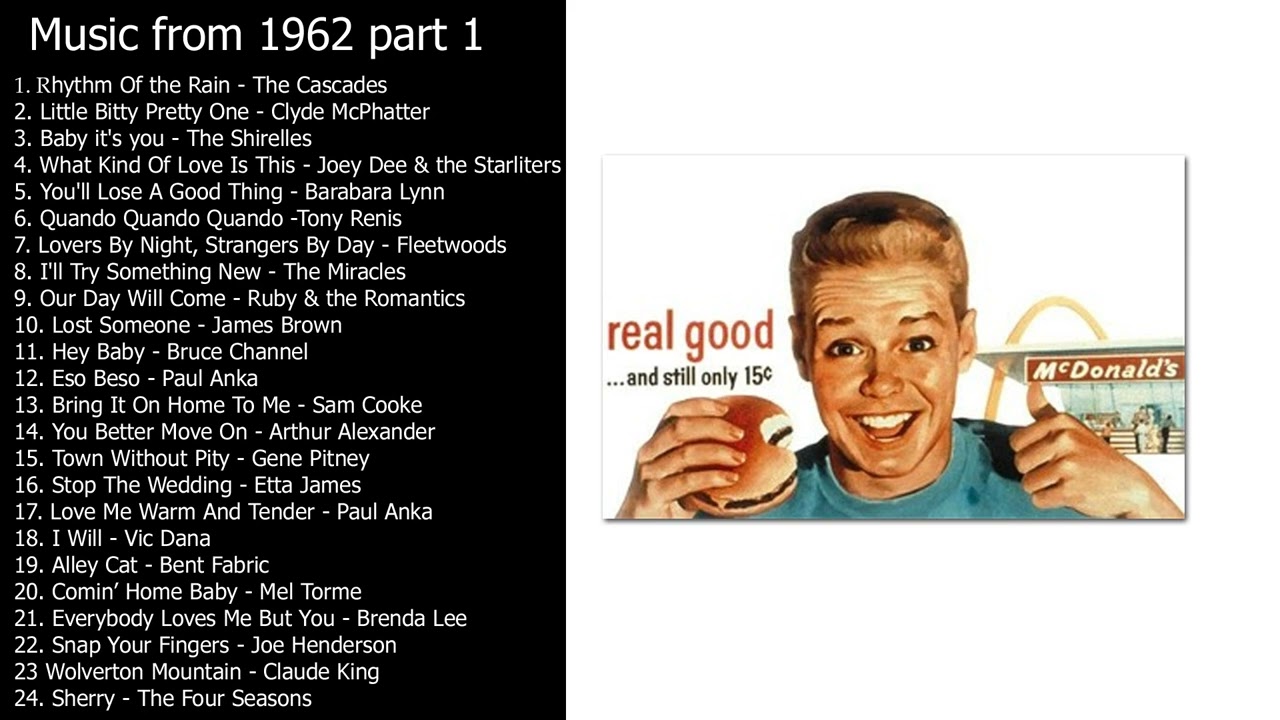 music from 1962 part 1