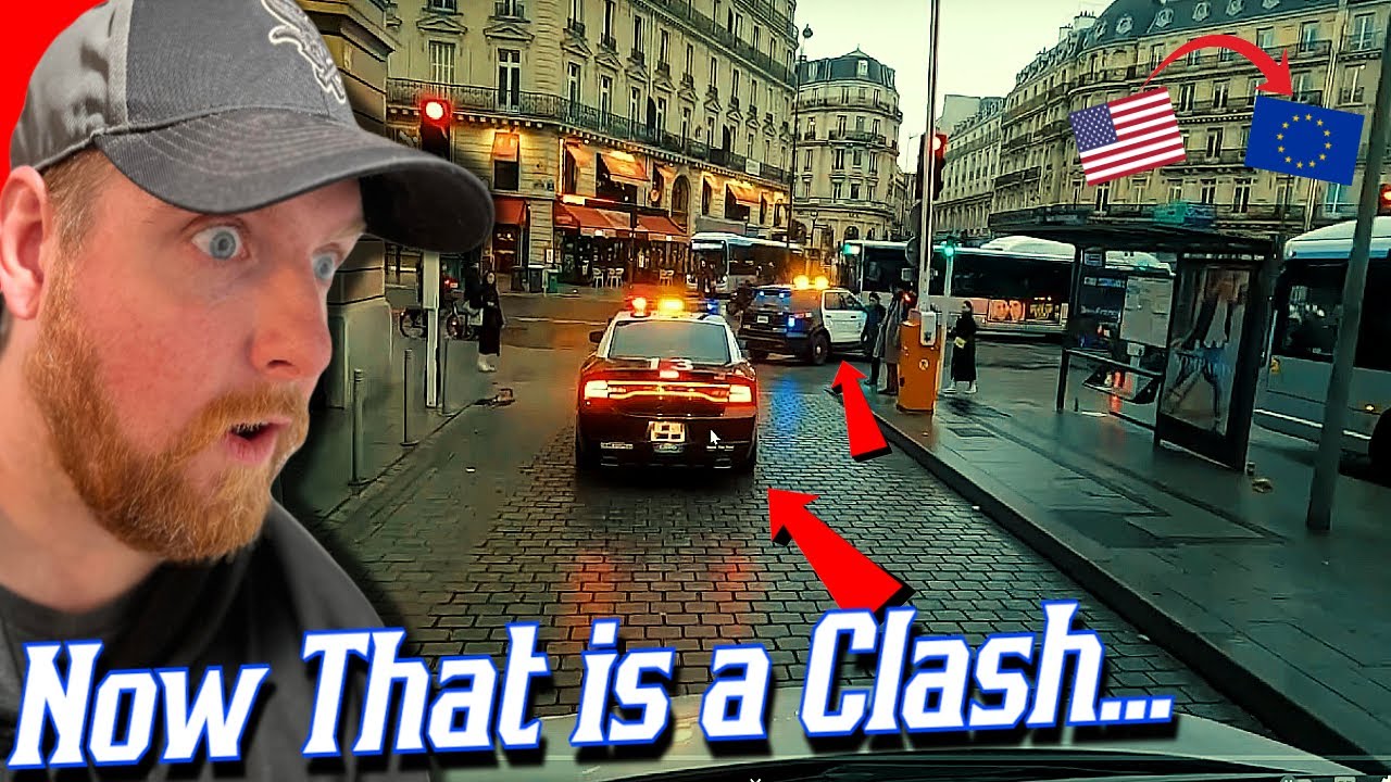 American Reacts to American Police Cars Responding in France!?