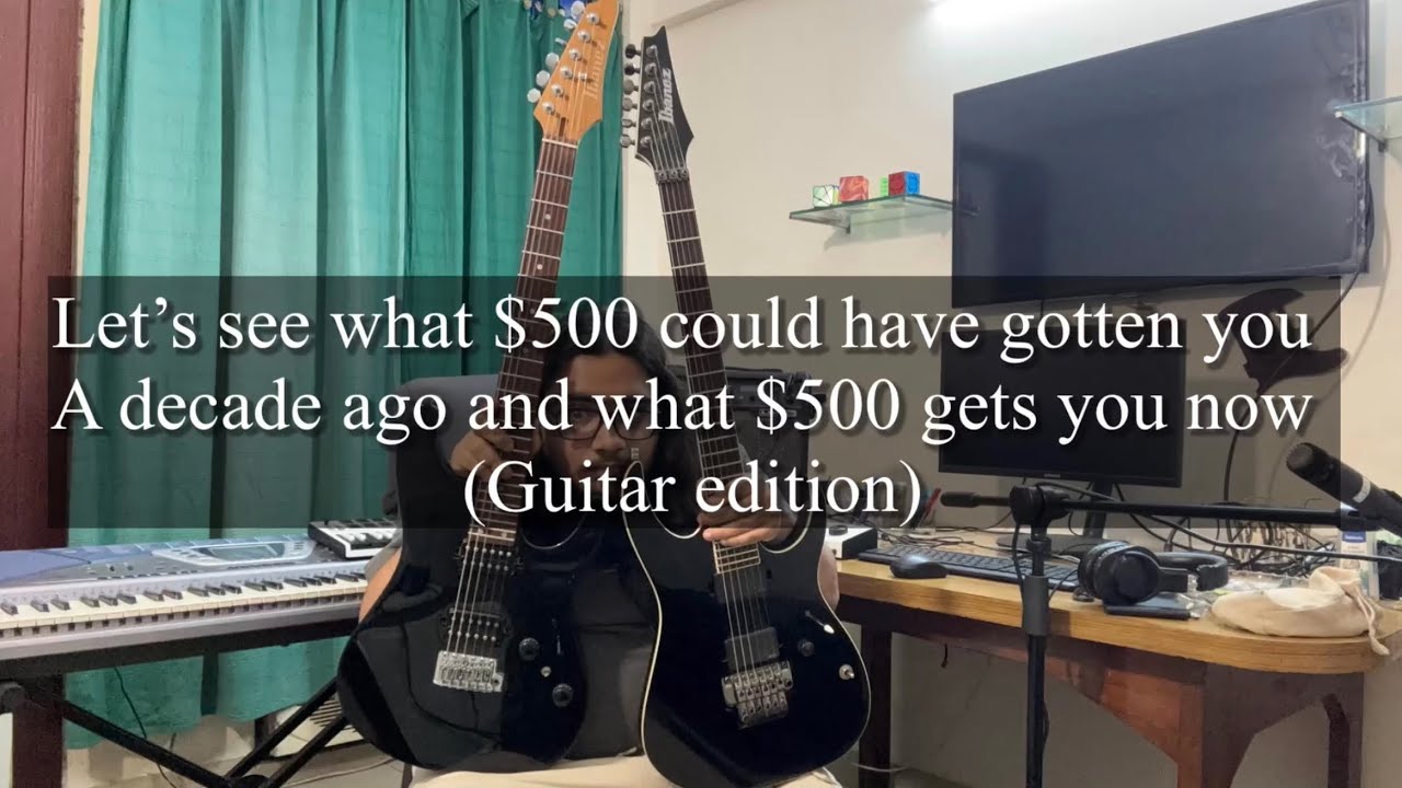 $500 Guitar from 2026 VS $500 Guitar from over a decade ago 