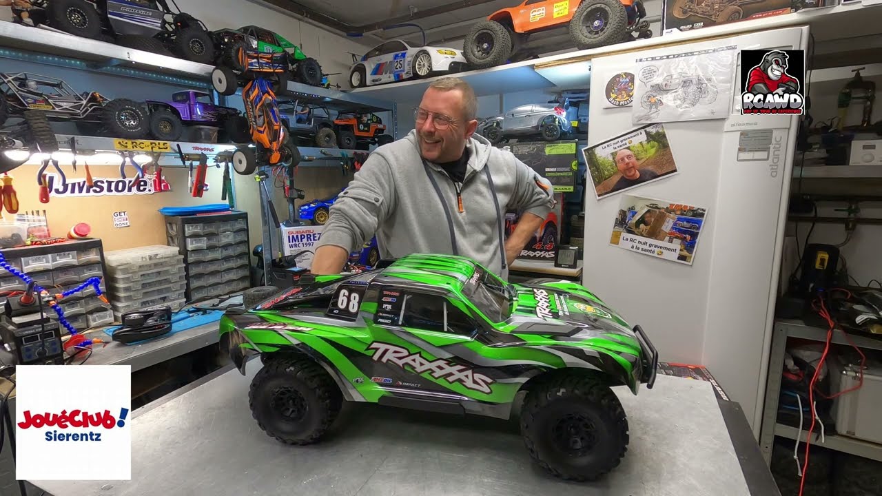 le traxxas MAXX SLASH A MOI avec JOUE CLUB SIERENTZ :) !