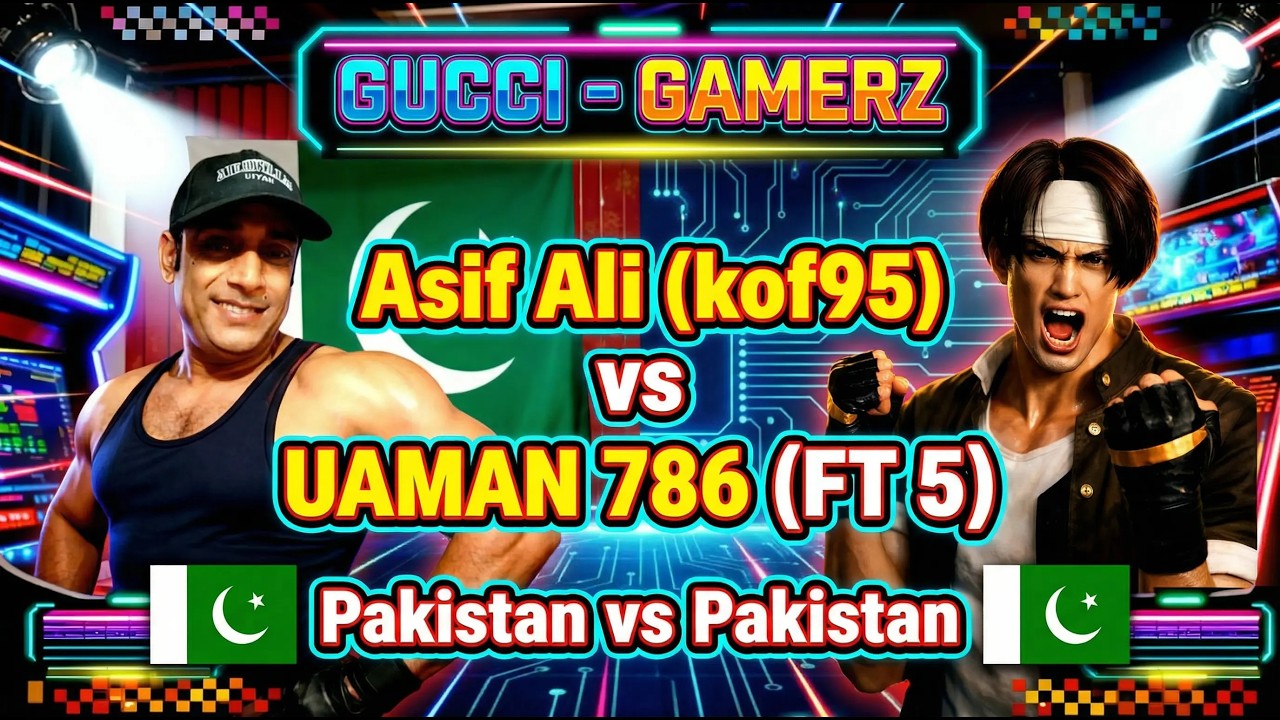 The King of Fighters '95 - Asif Ali (kof95) - VS - USMAN 786 ( FT 5 ) #sega