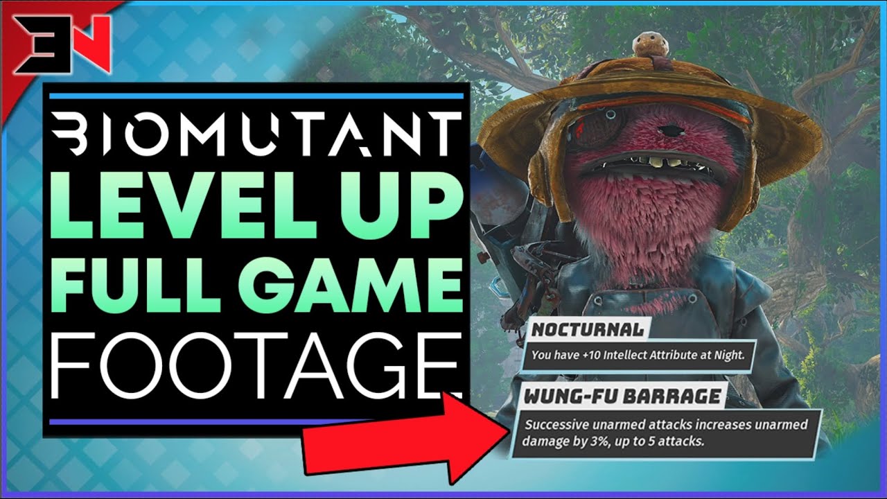 FULL GAME BIOMUTANT UPGRADE POINTS - BIOMUTANT BIOPOINTS - BIOMUTANT PSI POINTS - BIOMUTANT SKILLS