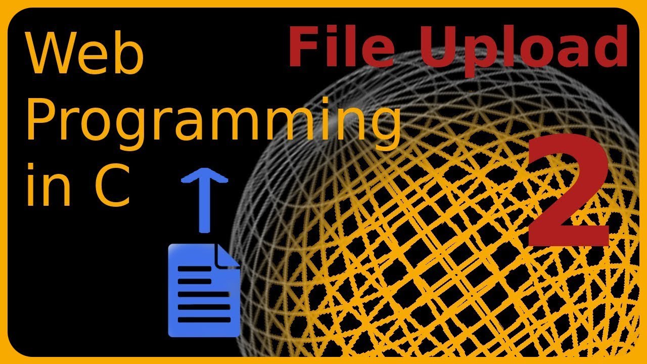 Webprogramming (CGI) in C: creating a file upload page