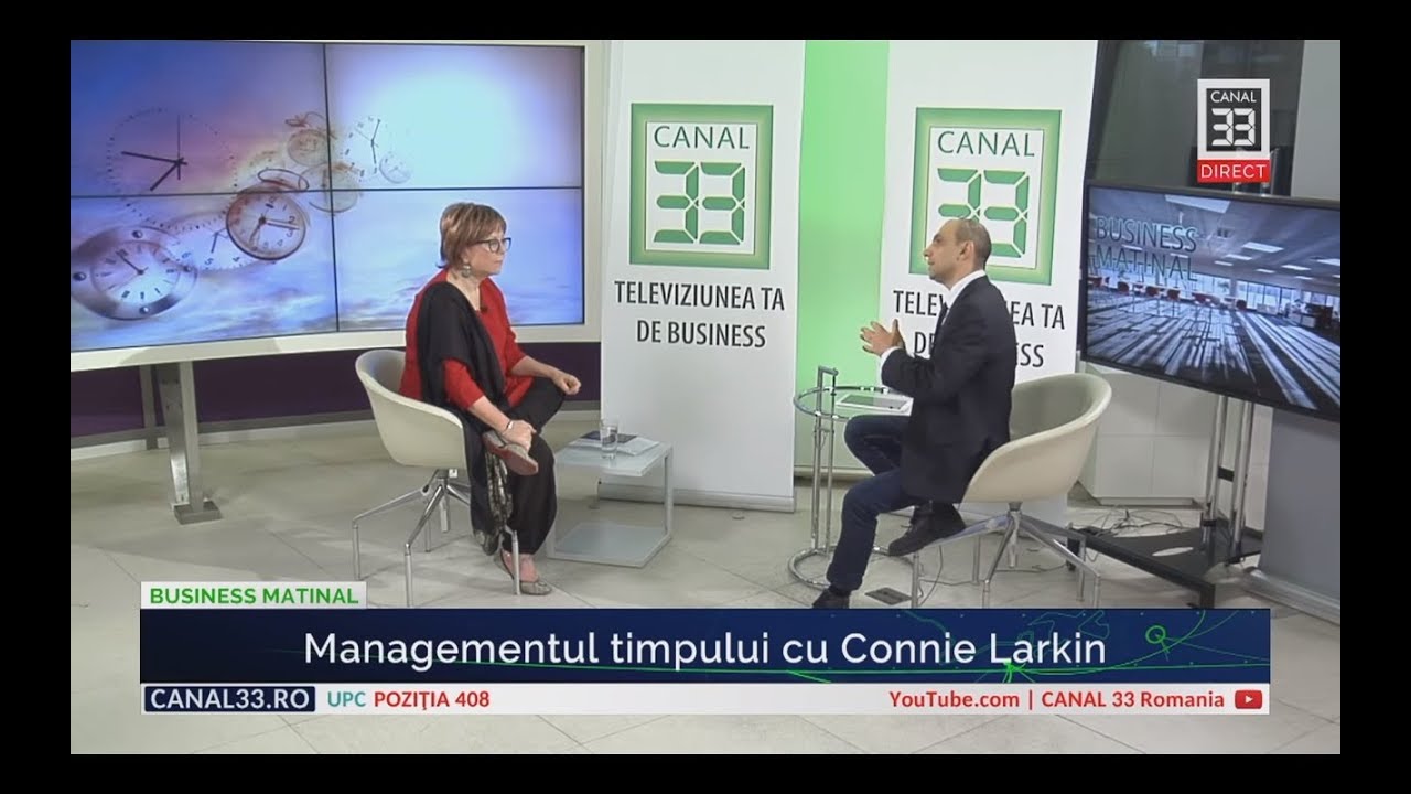 Managementul timpului - cu Connie Larkin