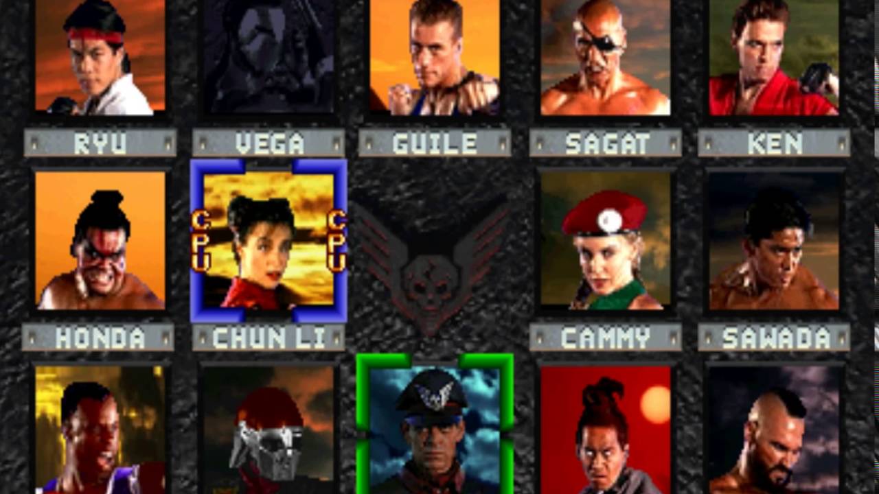 #500 Street Fighter: The Movie (ARC) Bosses (1/4): Super Bison gameplay.