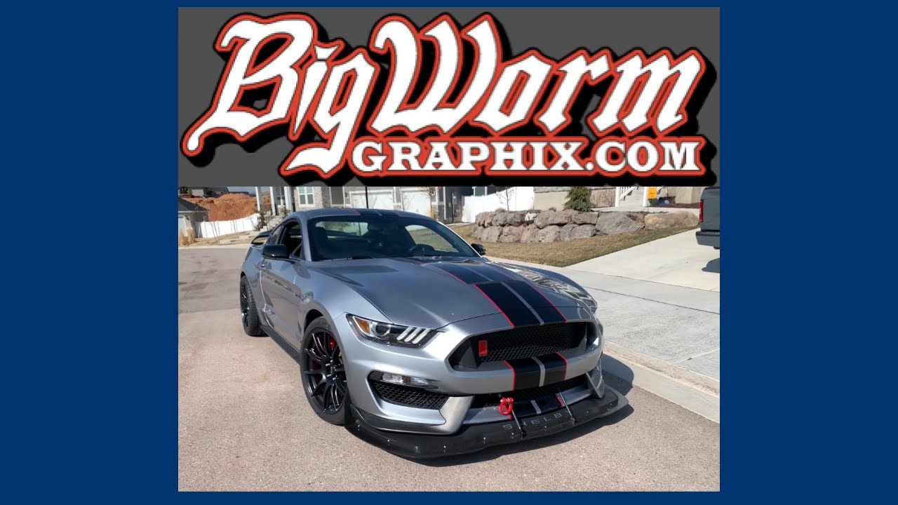 Today I install the Big Worm Graphx stripes on my 2020 Ford Shelby GT350R, Extreme patience required