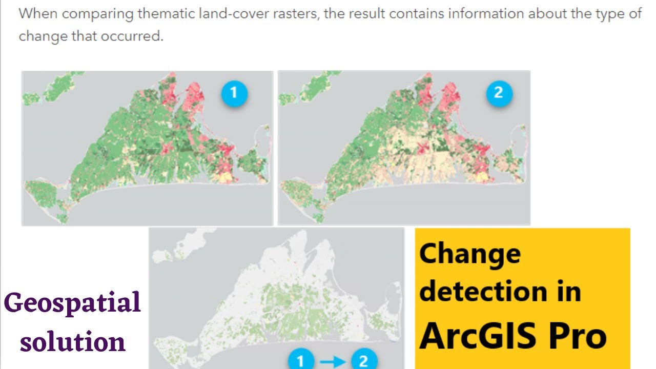 Обнаружение изменений в ArcGIS Pro