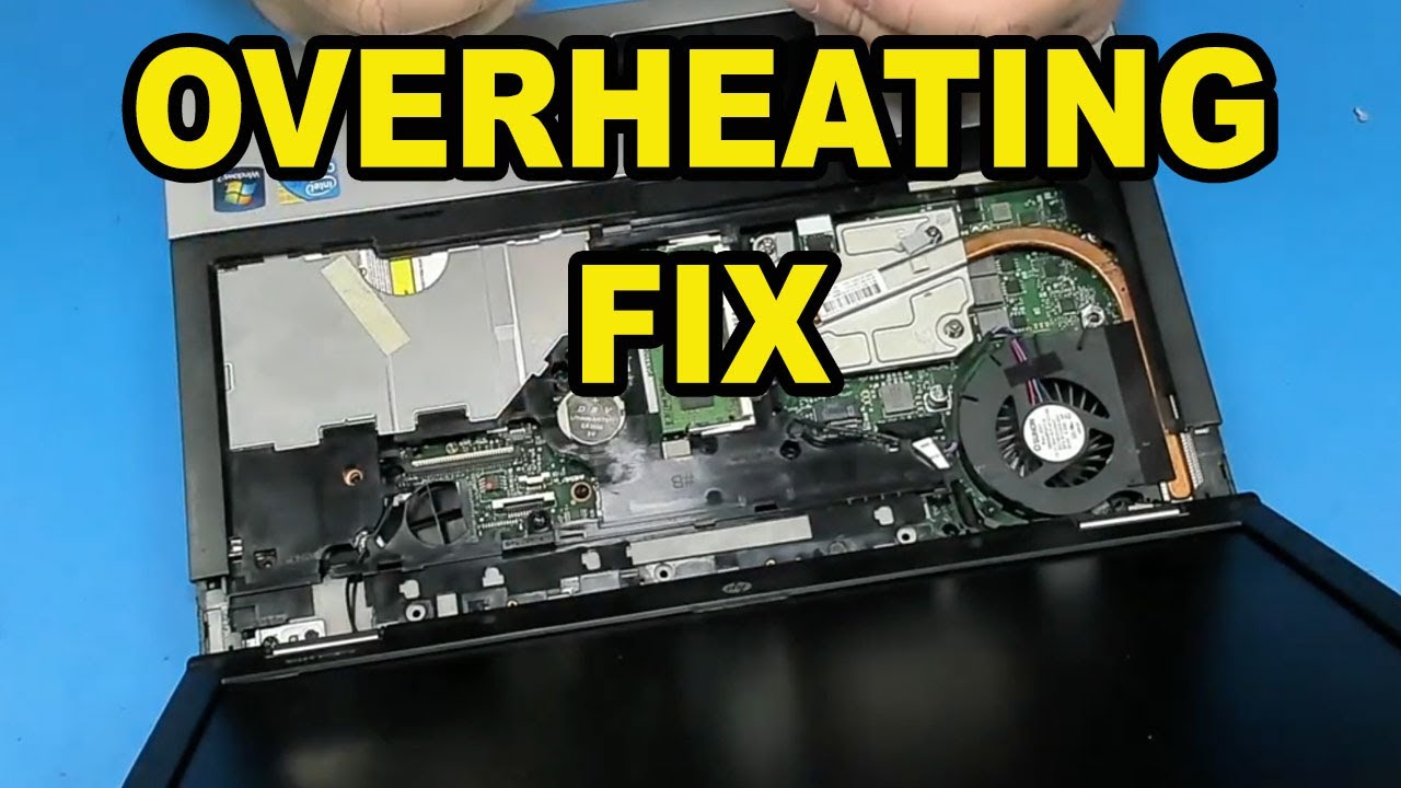 HP Probook 6450b - Overheating Fix - Cleaning Fan and Re-Applying Thermal Paste