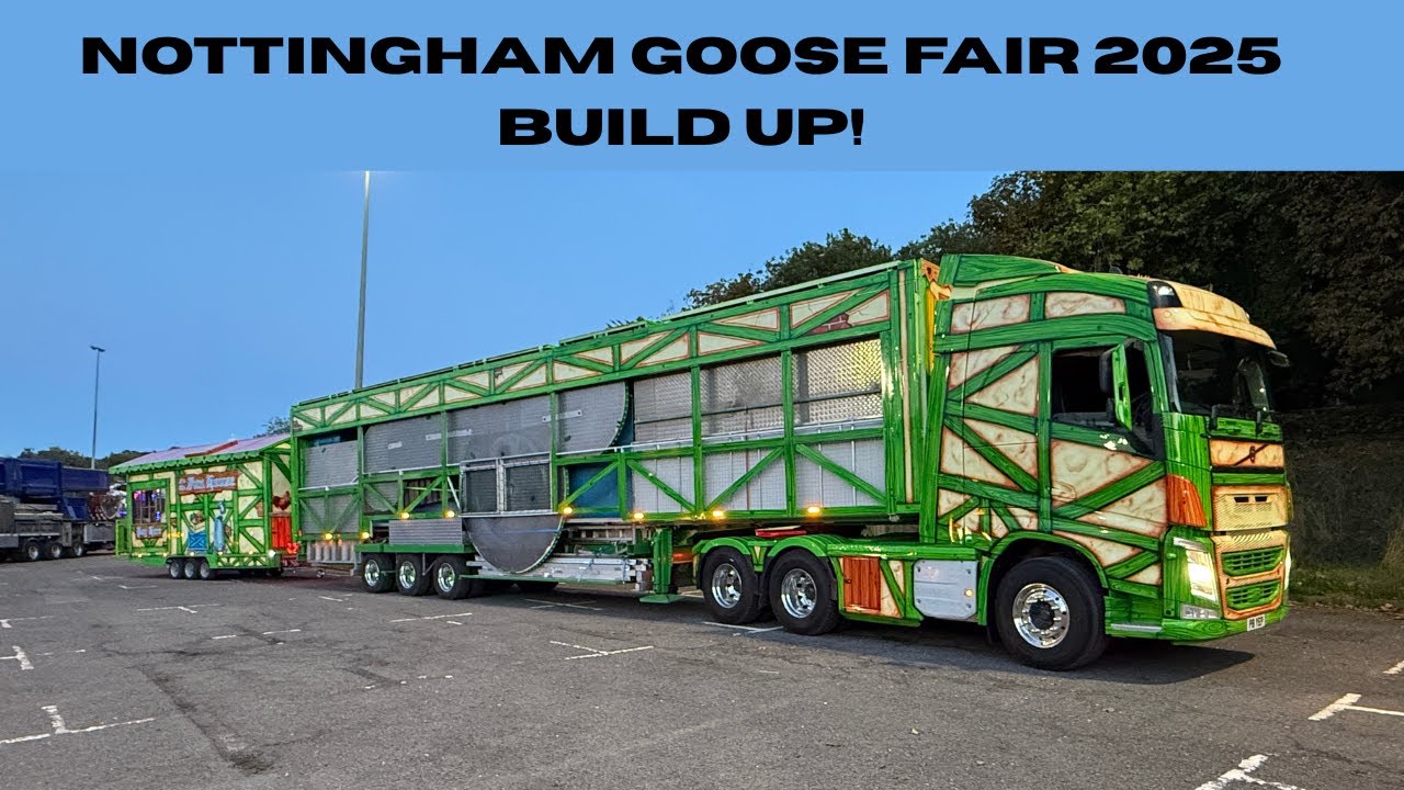 Nottingham Goose Fair 2025 - Build Up - Sunday 21/09