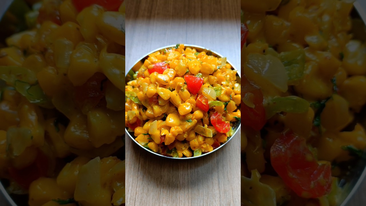 How To Make Cheese Corn Chaat At Home | Masala Cheese Sweet Corn Recipe | Cheesy Corn Chaat Recipe