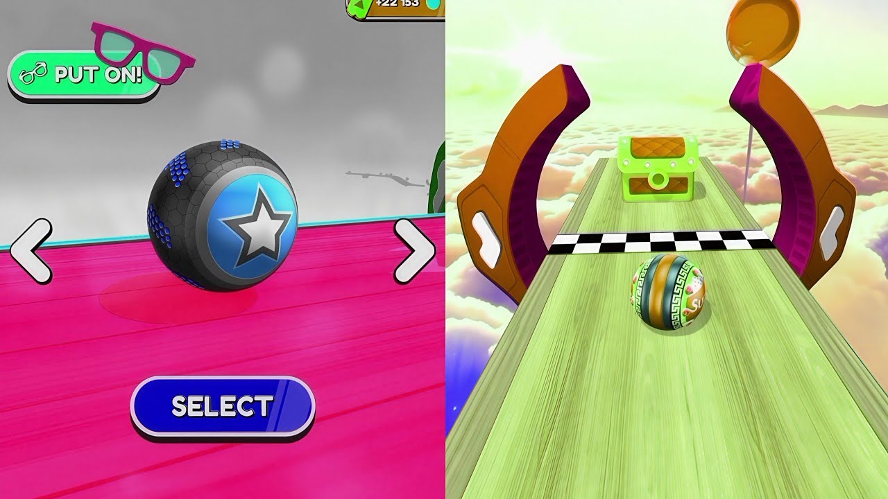 🔵⚡Going Balls, SpeedRun Vs Reverse Video Gameplay Part 533
