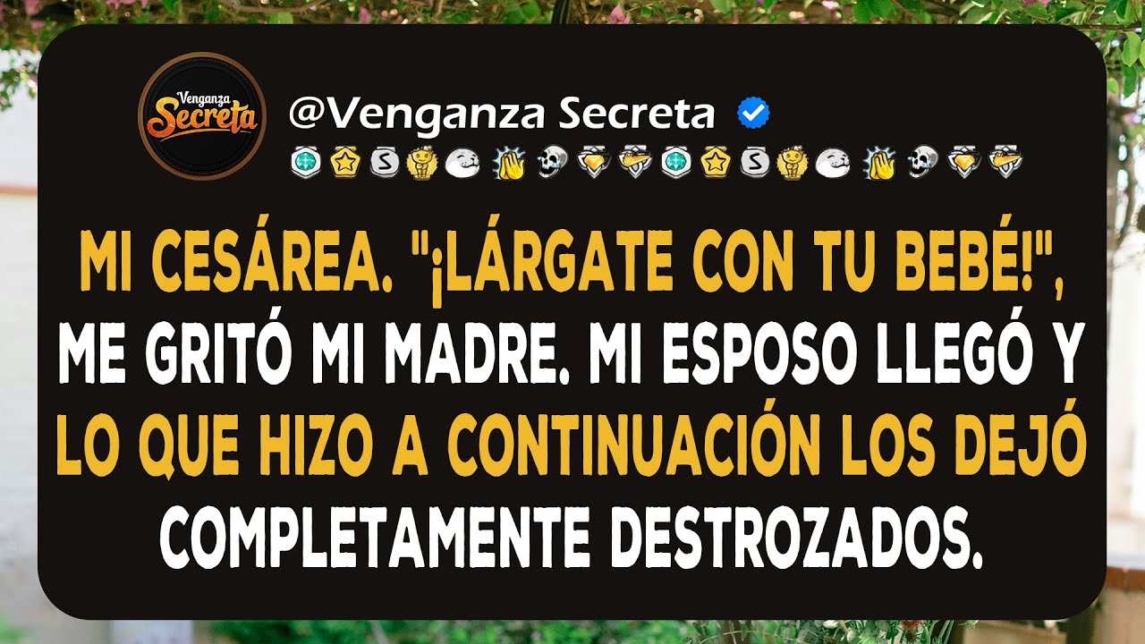Me echaron de casa un día después de mi cesárea. 