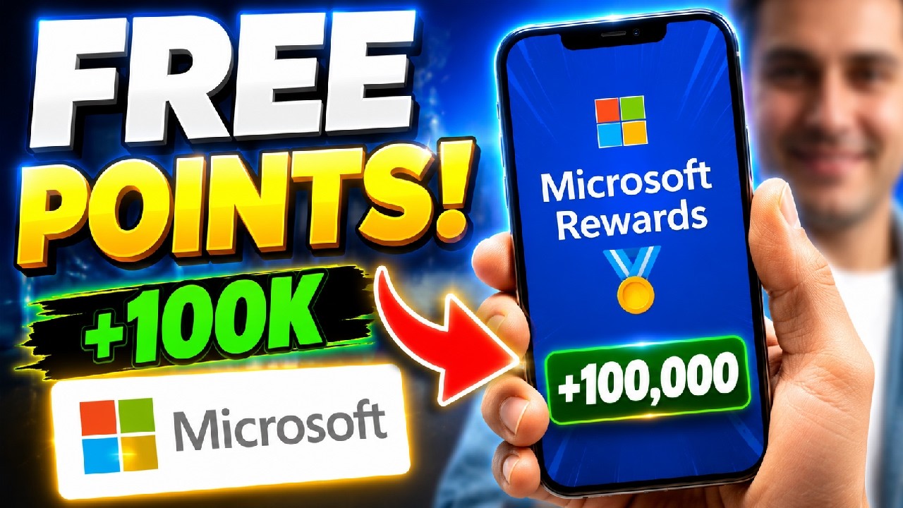 How to get FREE Microsoft Rewards Points FAST! NEW Microsoft Points Codes 2026