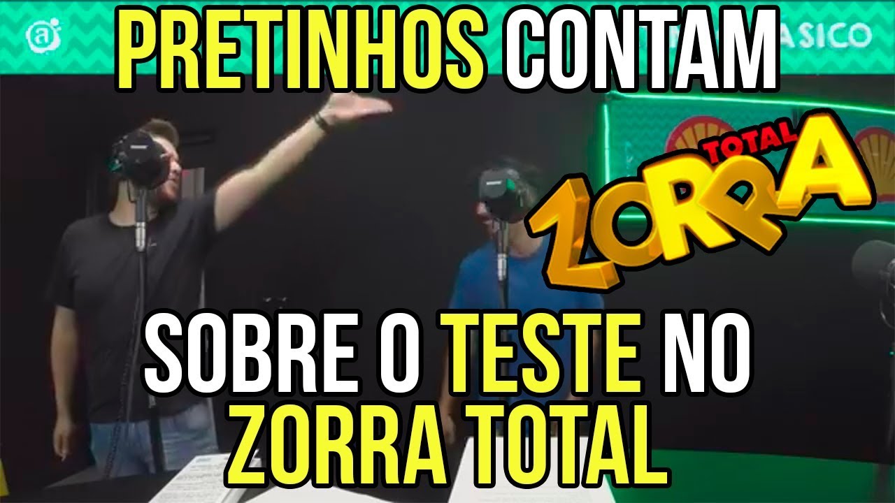 Pretinhos Contam Sobre O Teste No Zorra Total