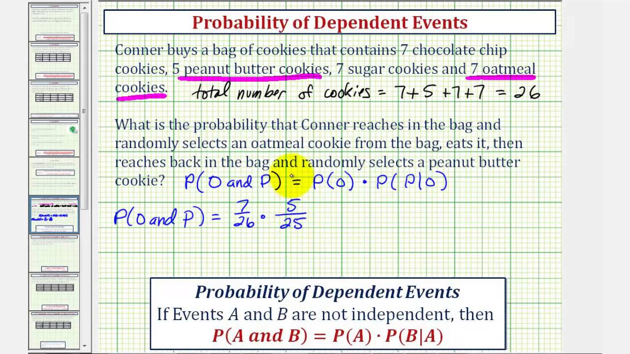 Ex 2: Find the Probability of Dependent Events