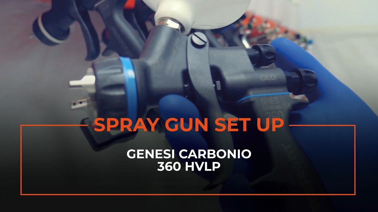 Genesi Carbonio 360 Light - HVLP // Spray Gun Set Up