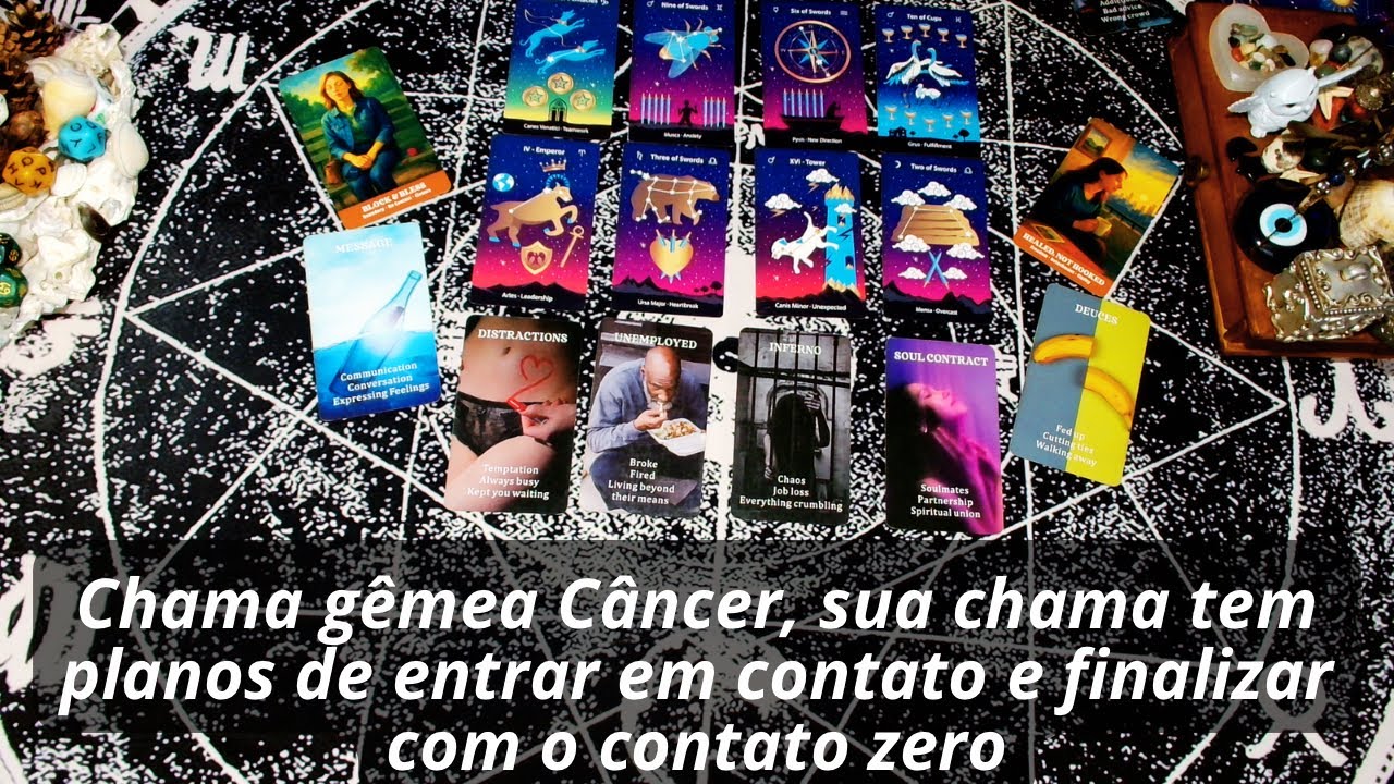 Chama gêmea Câncer, sua chama tem planos de entrar em contato e finalizar com o contato zero