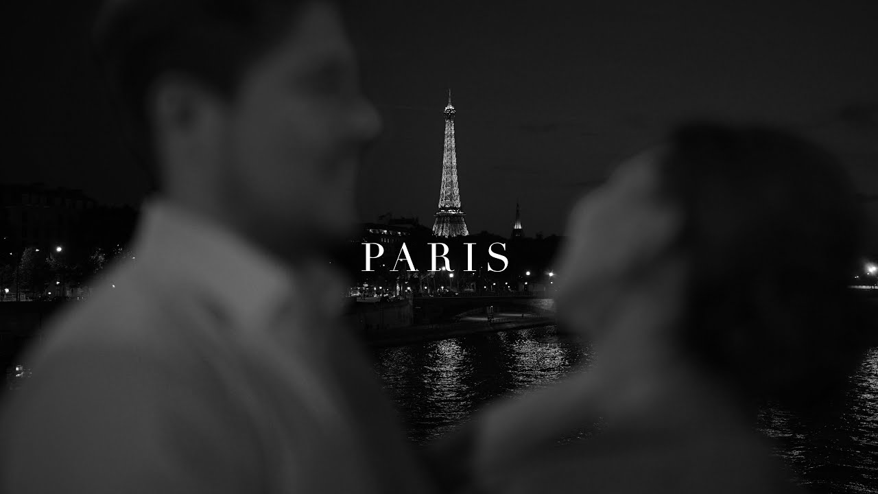 Luxury Paris Wedding Film | Black + White | Luxury french Wedding