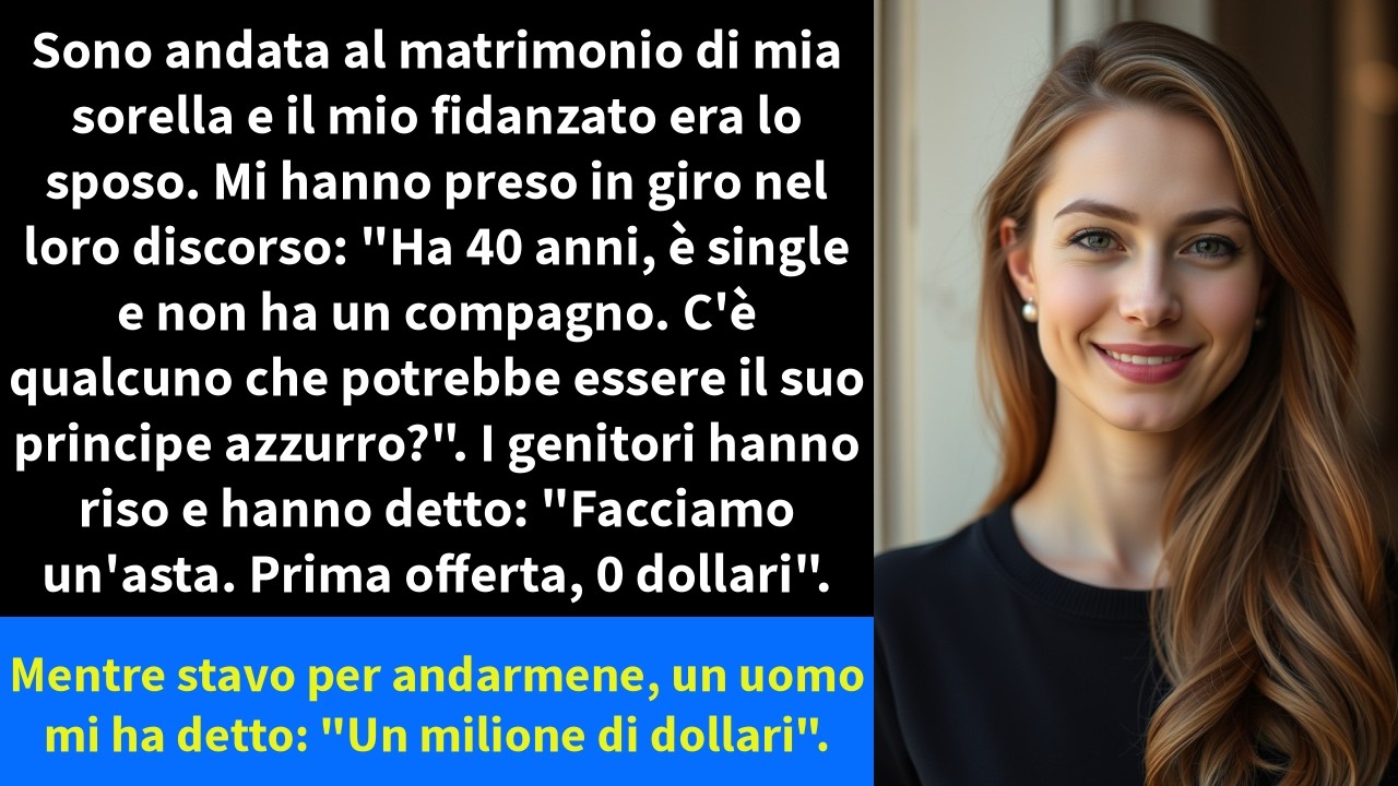 Sono andata al matrimonio di mia sorella e il mio fidanzato era lo sposo. Mi hanno preso in giro nel