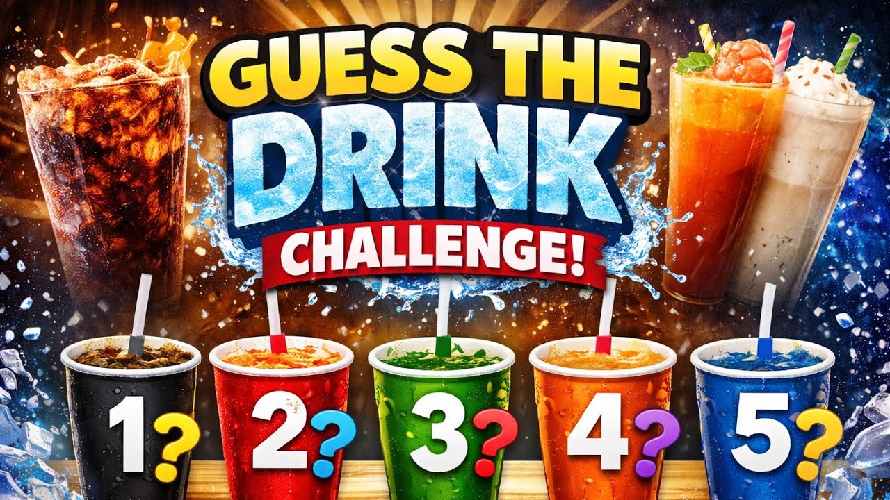 Guess The Drink Challenge 😍 | Blindfold Fun 😂