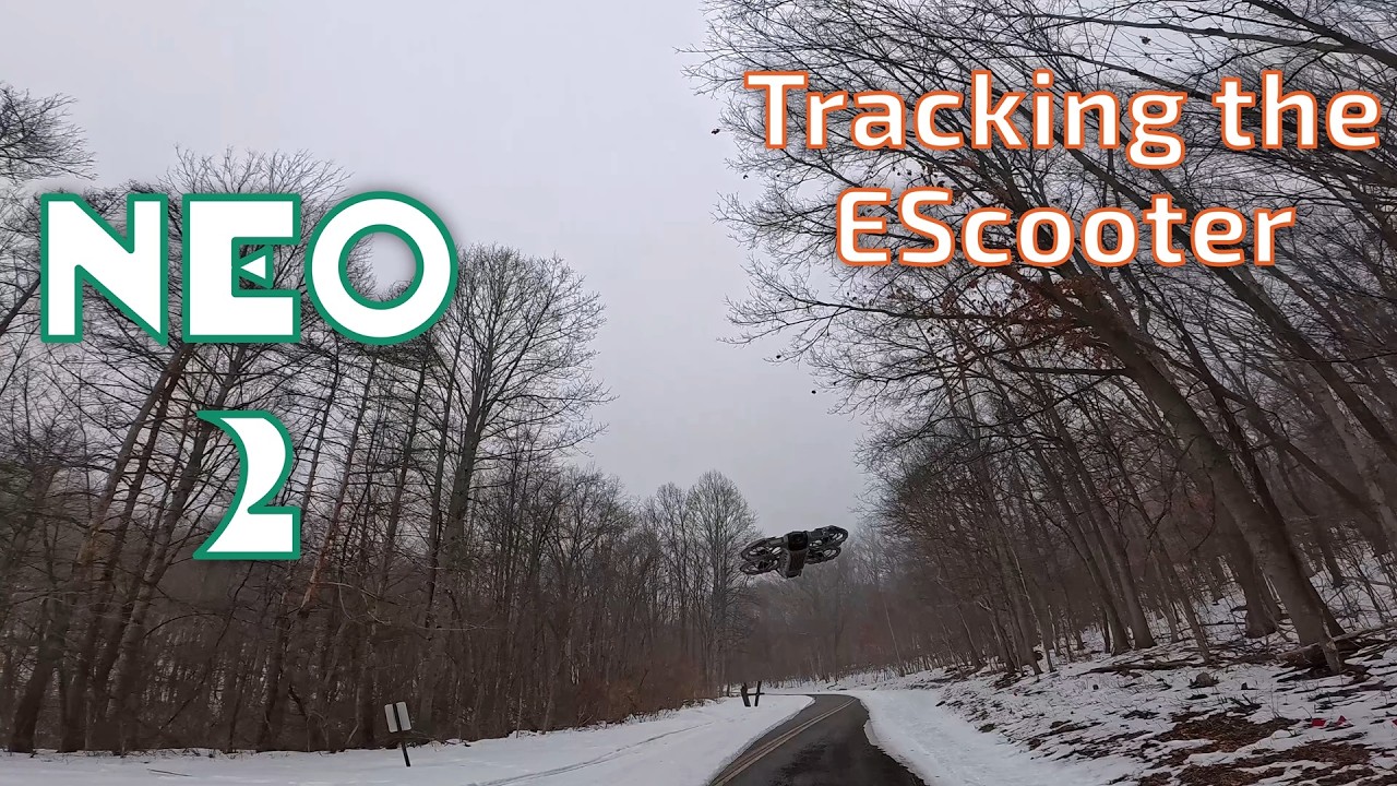 DJI Neo 2 EScooter Ride in the Woods
