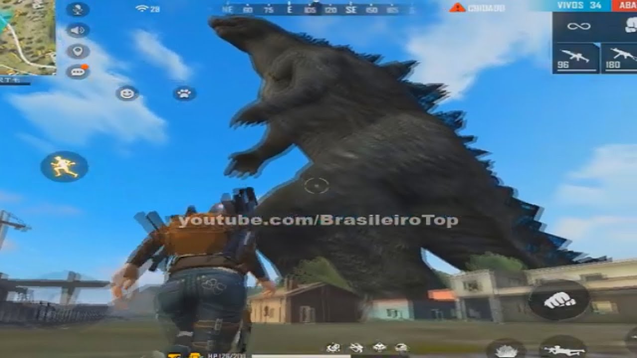 A TEXTURA 7D DO GODZILLA!!! AONDE VAMOS PARA KKKKKK