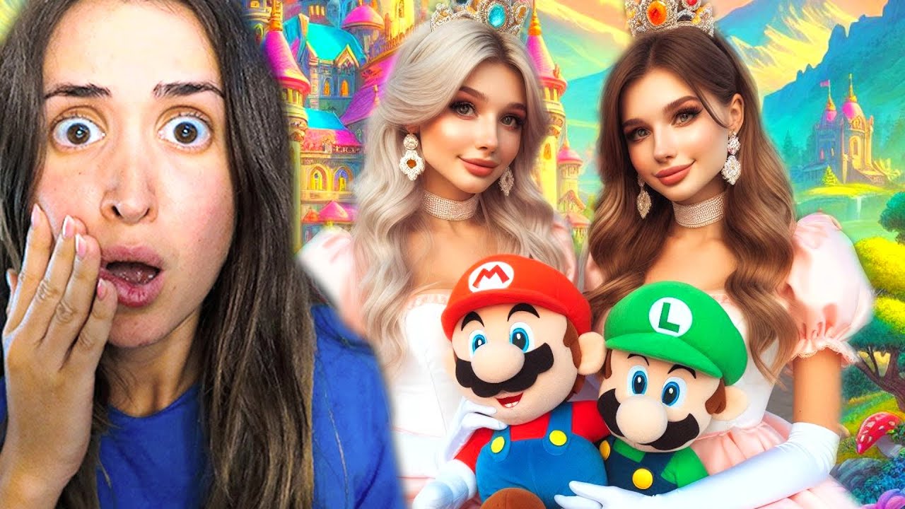 MARIO.exe y LUIGI nos LLEVAN al MUNDO de la PRINCESA PEACH😱