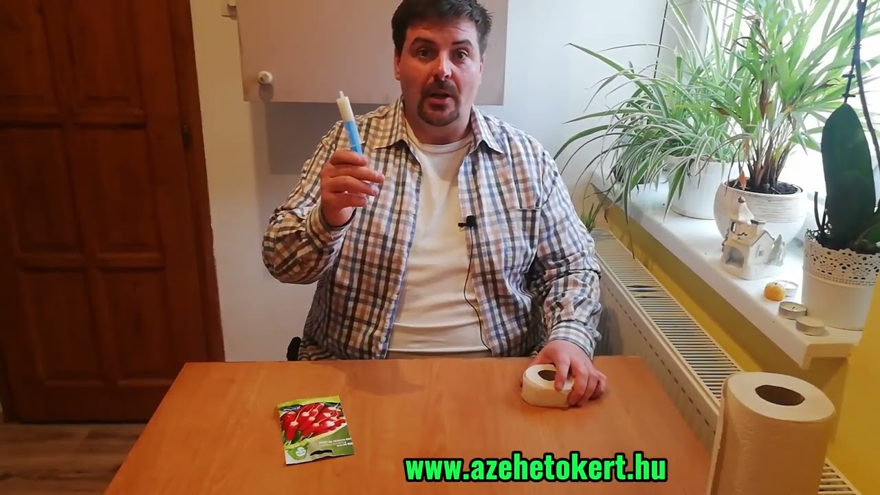 Vetőmag szalag készítése egyszerűen, otthon, olcsón, lépésről lépésre