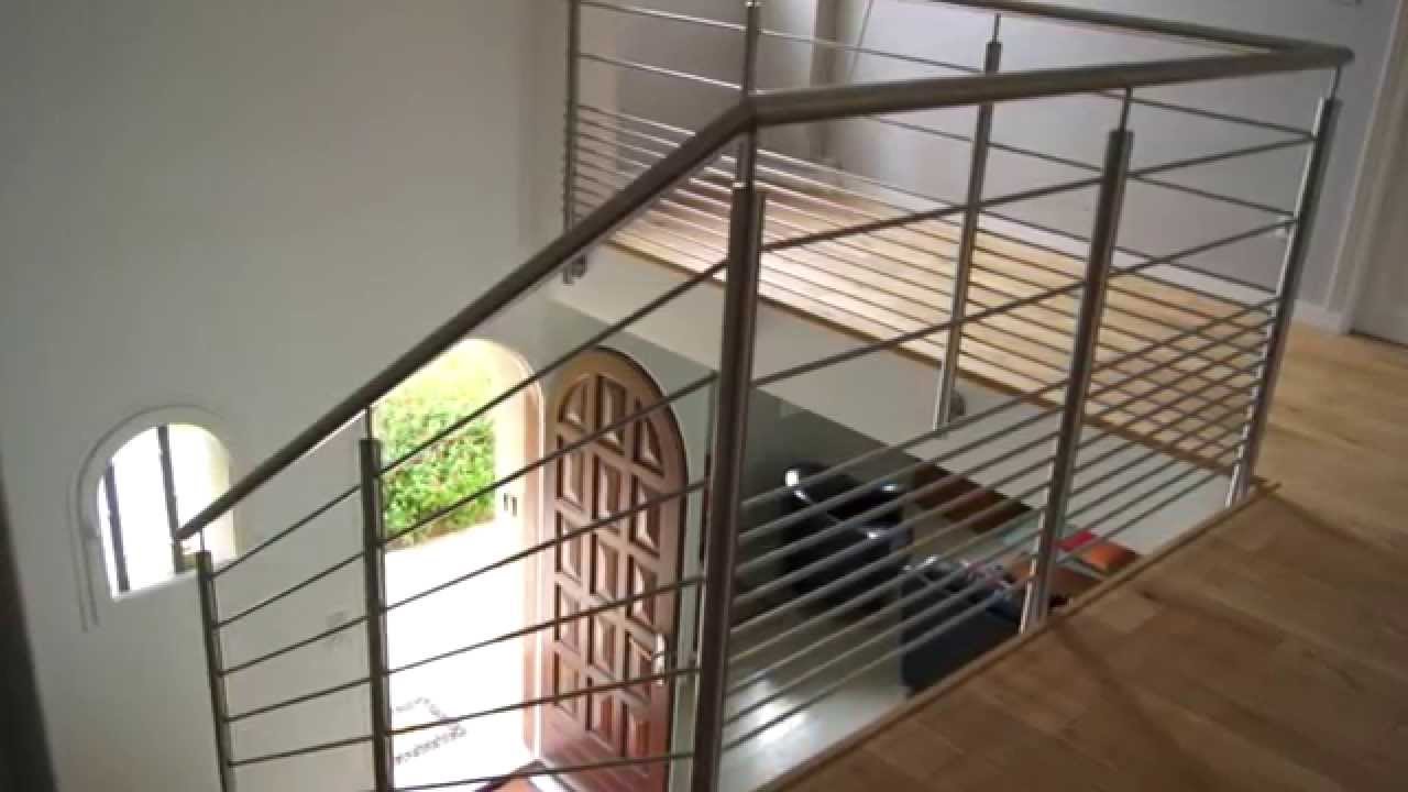 Pose d'un Garde Corps inox à 11 Barres