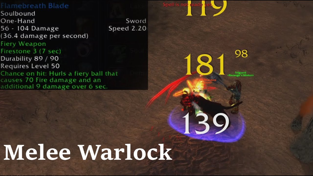 Vange 2 - SoD Melee Warlock PvP /FIRESTONE/ (Phase 3) - Attack of the Firestones