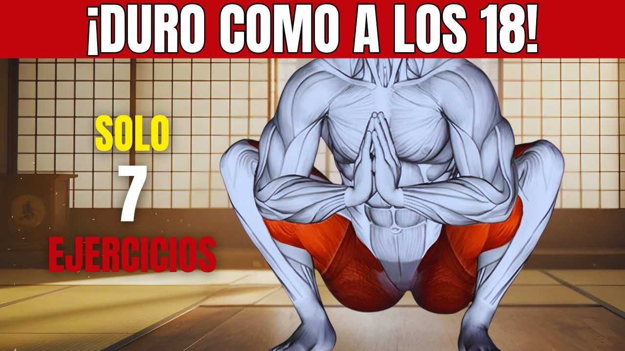 Hombres Mayores de 50: 7 Ejercicios para Liberar las Caderas y Aumentar la Testosterona