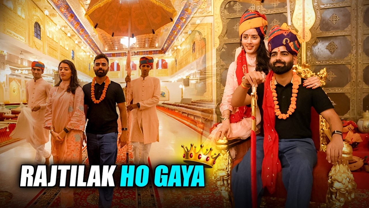 RajTilak ke sath hua Grand Swagat 😍 Welcome to the real Life Mahal