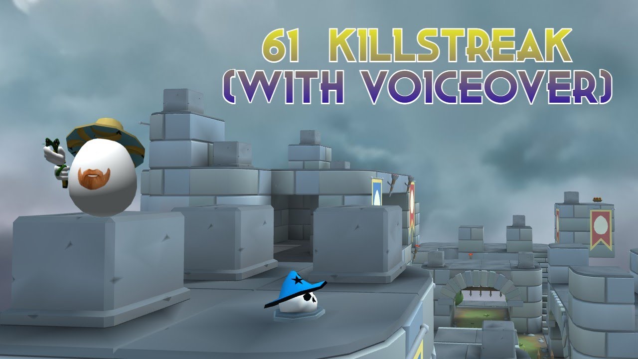 61 Streak w/P90 and Voiceover! | Shell Shockers