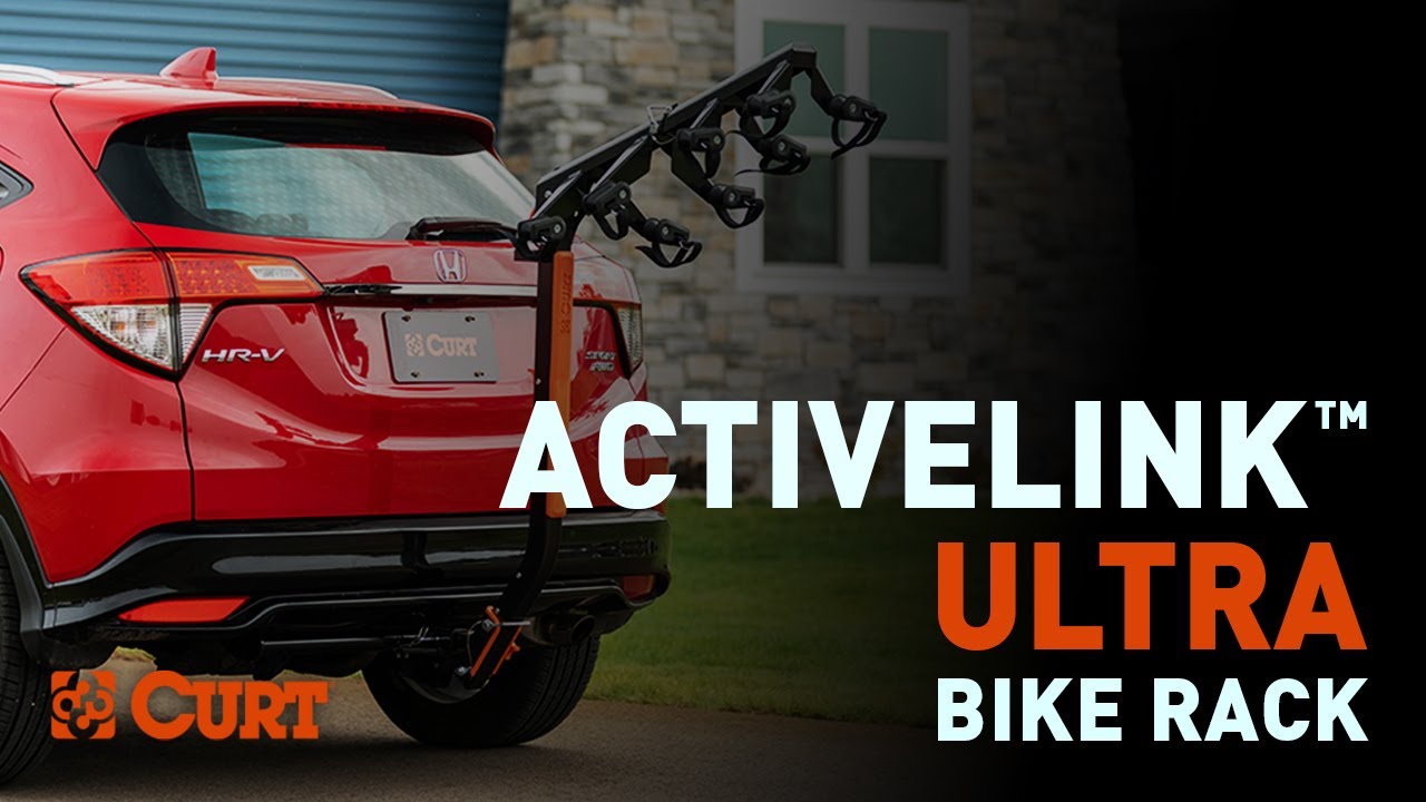 CURT ActiveLink™ Ultra Bike Rack | Click, Load & Go Anywhere with Up to 4 Bicycles