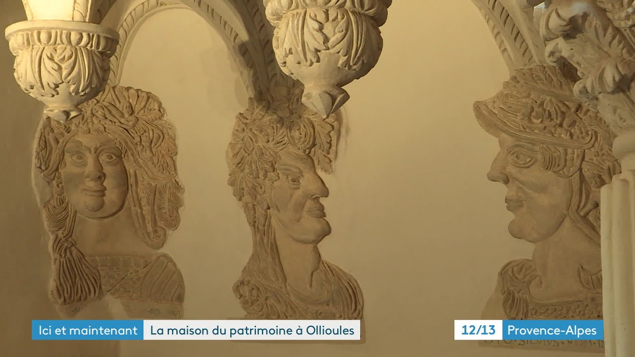 Visite dans le Var, à Ollioules, de la maison du patrimoine
