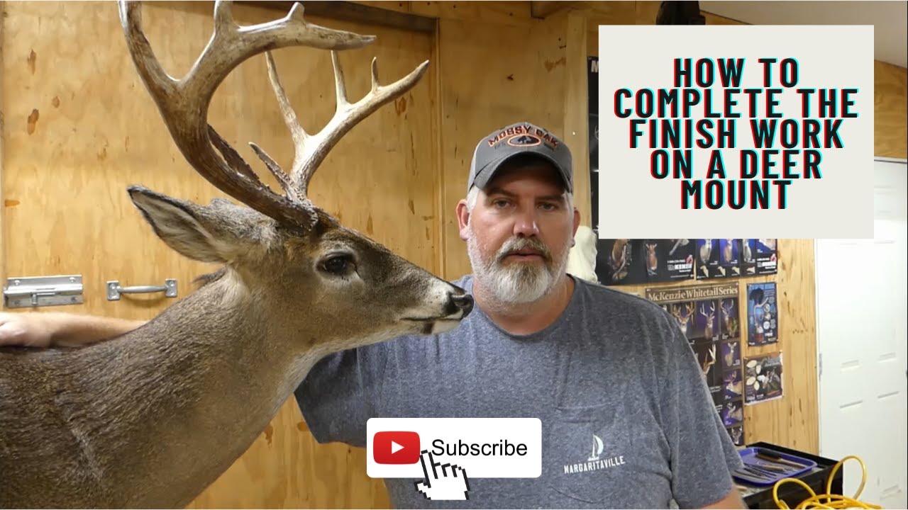 Как завершить отделку оленьей туши