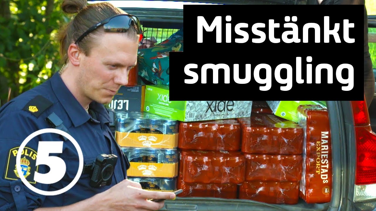 Södertäljepolisen | Överlastad bil stoppad - fylld med alkohol | Tisdagar 20.00 på Kanal 5