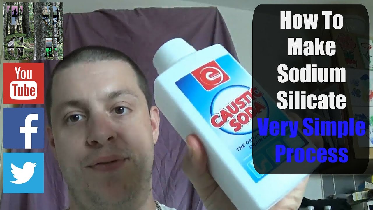 Making Sodium Silicate Quick, Cheap and So Easy to Make. Super Simple But Highly Concentrated.