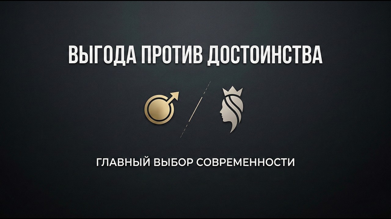 Выгода против Достоинства: главный выбор современности. Или как стать сильнее?