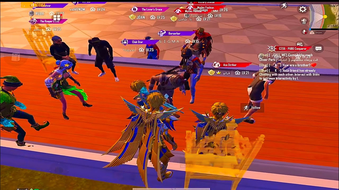 NOOB PRANK IN CHEER PARK 😱 PUBG MOBILE 😍#pubgmobileprank #pubgmobilecheerpark #guccibot