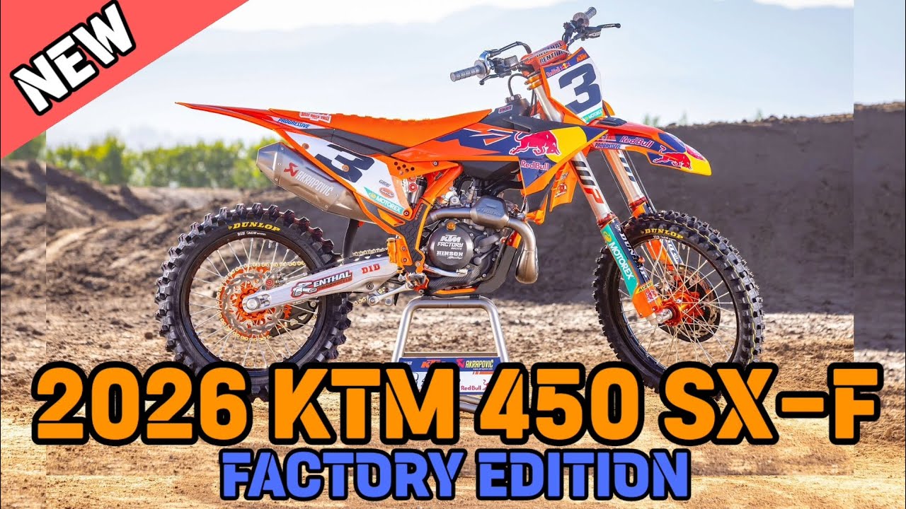 2026 KTM 450 SX-F Factory Edition Race Spec: мощность, точность и производительность