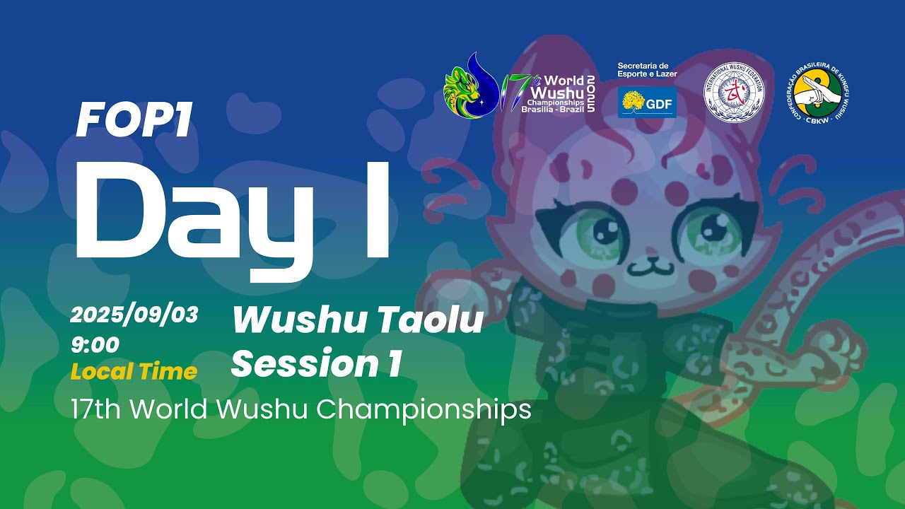 17th World Wushu Championships - Taolu FOP1 Day1 Session 1 Nanquan