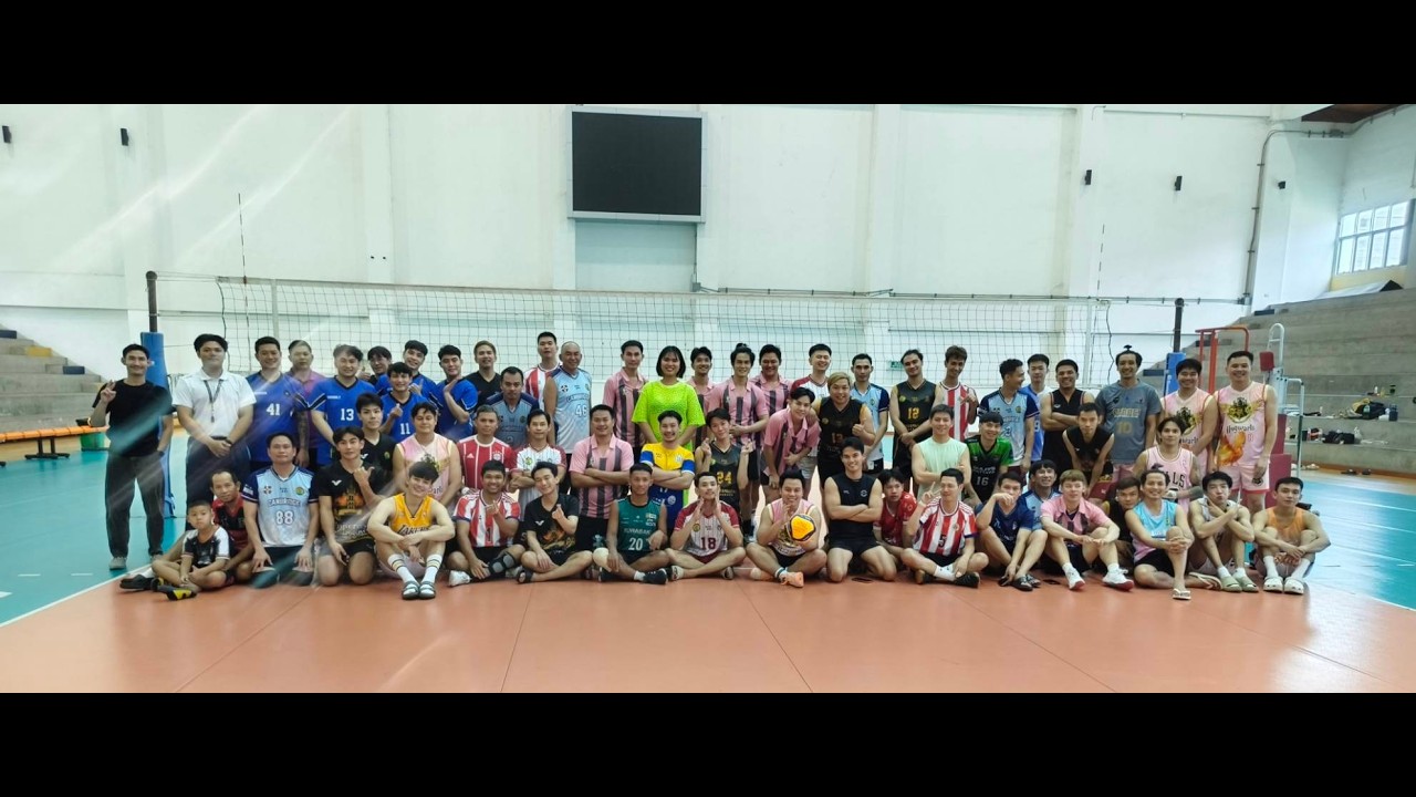 สนาม ม รามฯยิม1 แมตซ์ University Volleyball game ครั้งที่9 คู่8_14.03.2569