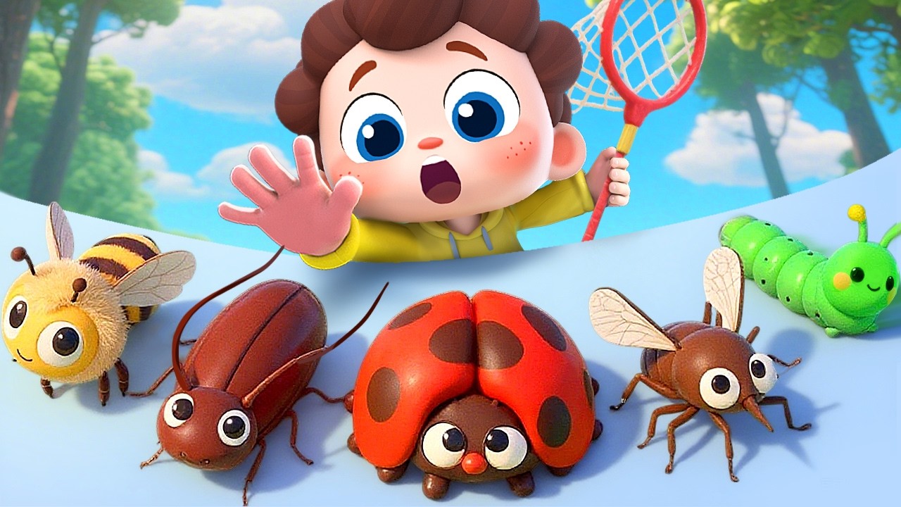 🔴LIVE | Baby Catches Bugs | Learn About Bugs | Educational | Nursery Rhymes & Kids Songs | BabyBus