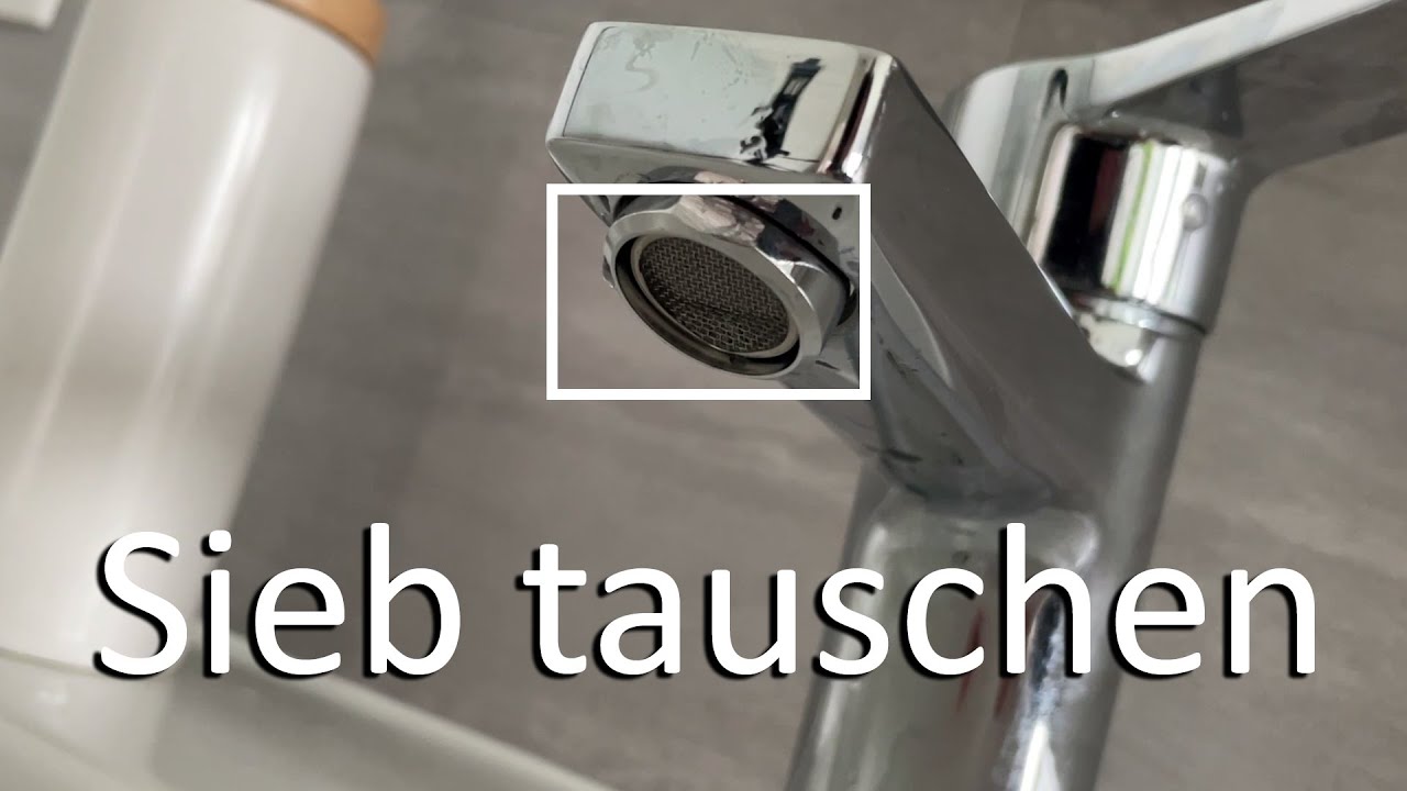 Super einfach: Wasserhahn Sieb / Mischd&uuml;se / Strahlregler / Perlator tauschen inkl. Set Empfehlung