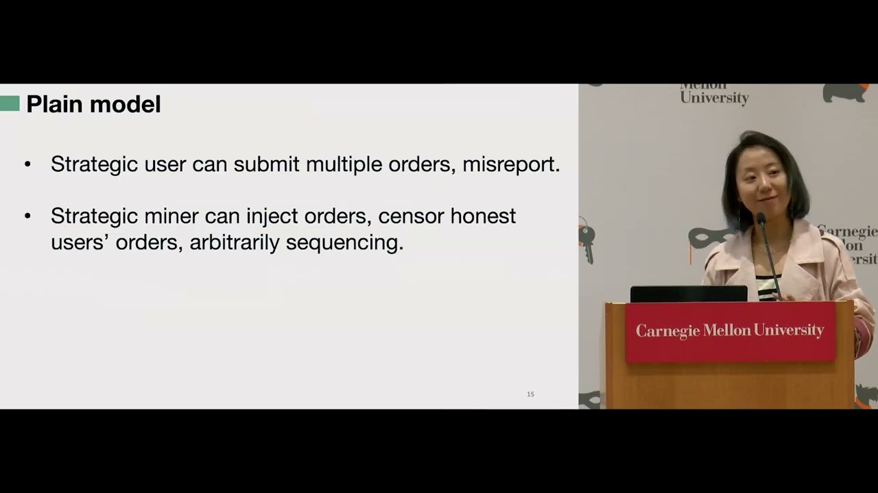 Ke Wu - Mechanism Design for Automated Market Makers